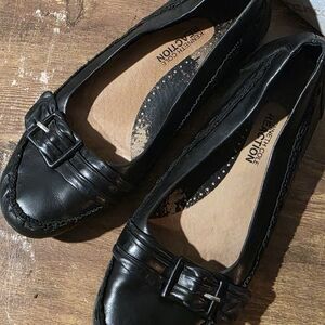 Kenneth Cole Reaction Women's Black Leather Loafers